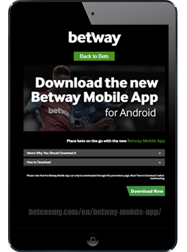 Betway Mobile App for Android and iOS - Download and Install (2023)