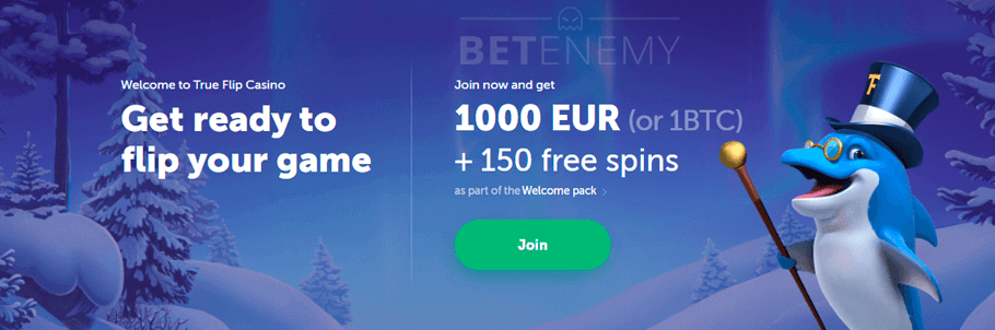 trueflip casino welcome pack