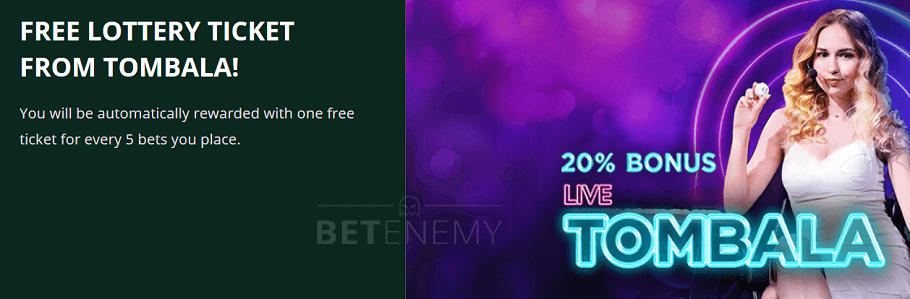 Betwinner tombala bonus