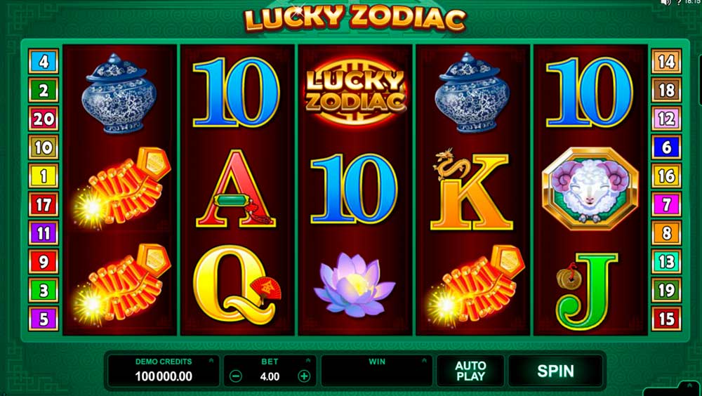 Lucky Zodiac казино слот