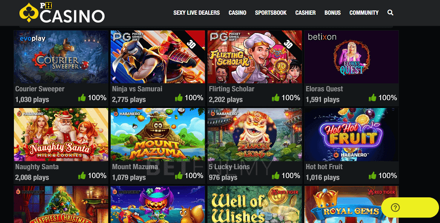 PH Casino Review - Erotic Slots, Sexy Live Dealers & Sportsbook 2023