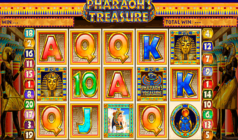 изглед от играта Pharaon’s Treasure