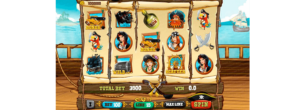 изглед от онлайн играта Pirates Island