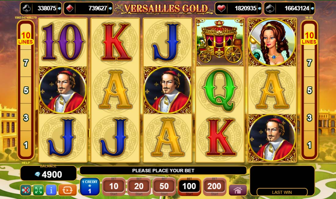 Versailles Gold игра